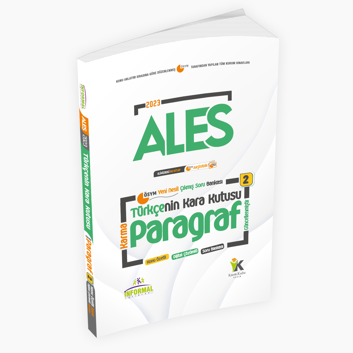 ALES Türkçenin Kara Kutusu KARMA PARAGRAF 2 Konu Özetli D. Çözümlü Çıkmış Soru Havuzu Bankası