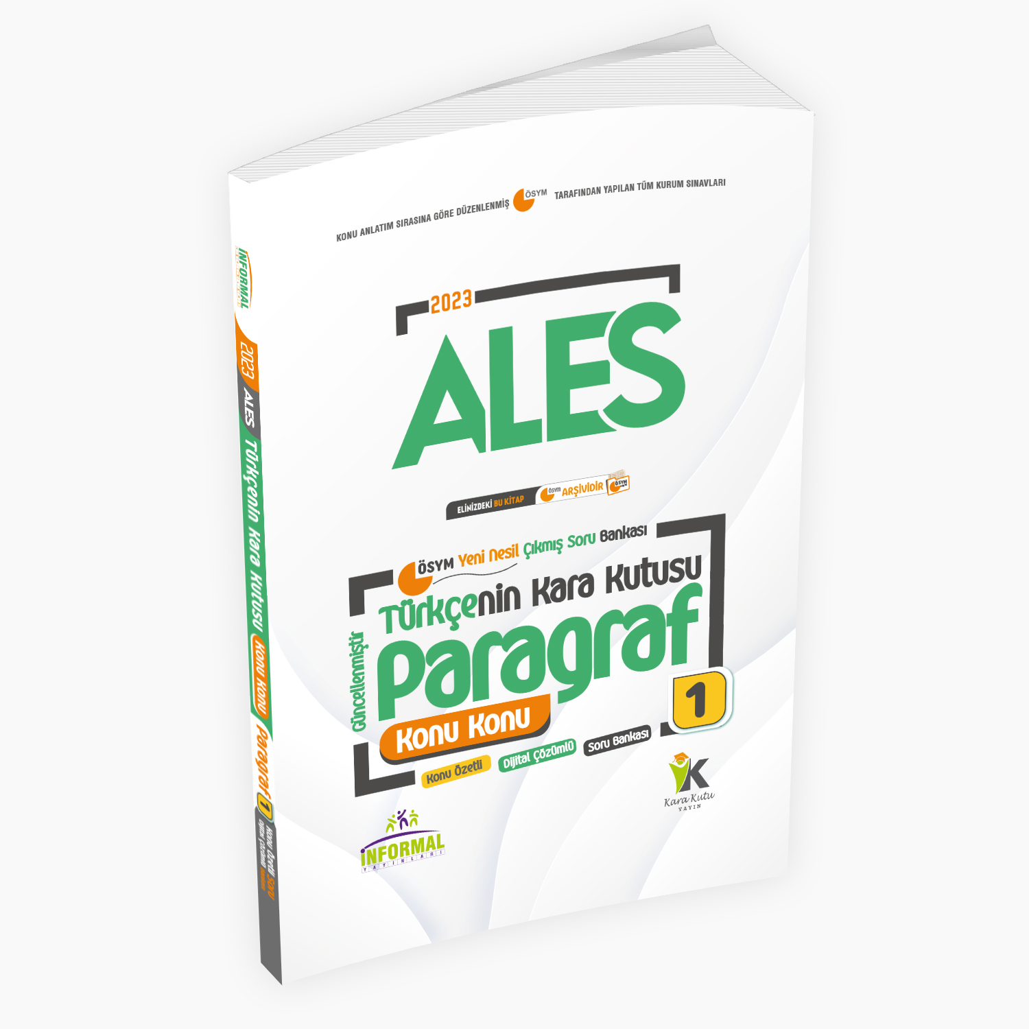 ALES Türkçenin Kara Kutusu KONU KONU PARAGRAF 1 Konu Özetli D.Çözümlü ÖSYM Çıkmış Soru Bankası