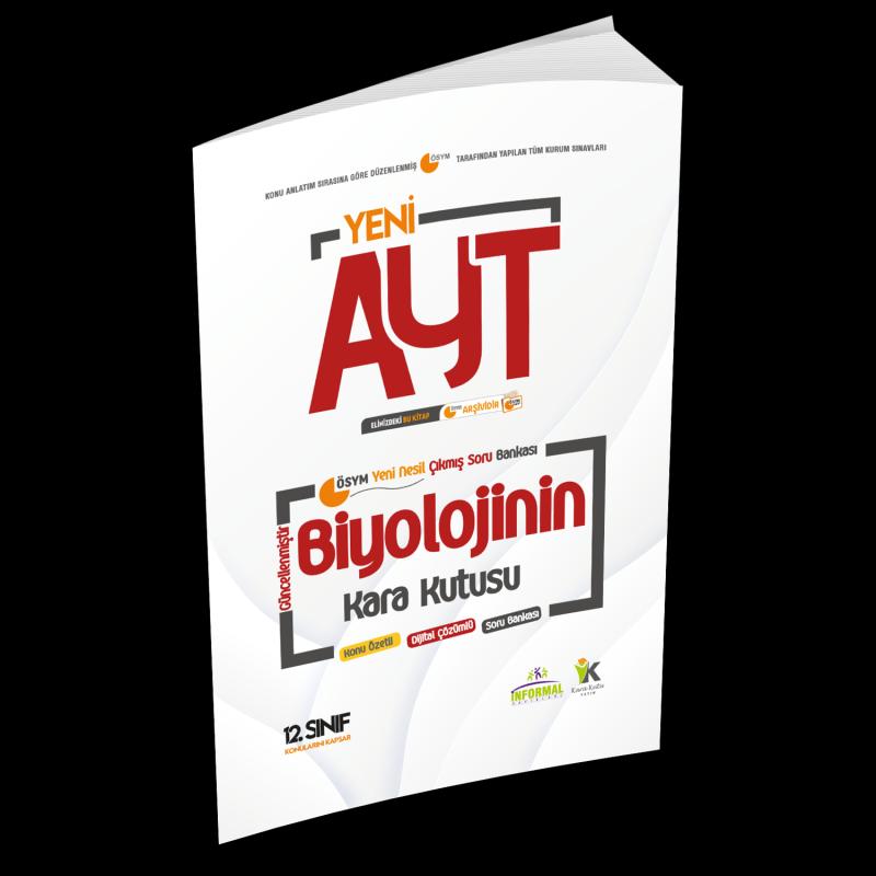 2023 AYT BİYOLOJİNİN Kara Kutusu 4.Kitap Konu Ö.Dijital Çözümlü Soru BANKASI (12.Sınıf AYT konuları)