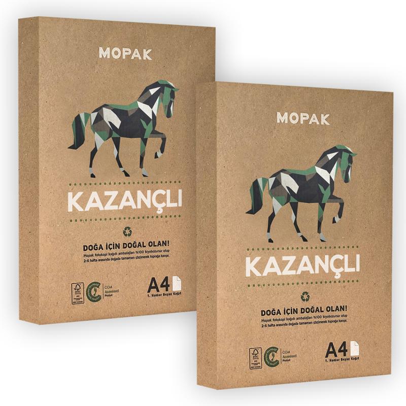 Mopak Kazançlı Kaliteli Fotokopi Kağıdı 2 Paket A4 80 gr 2x500 Yaprak