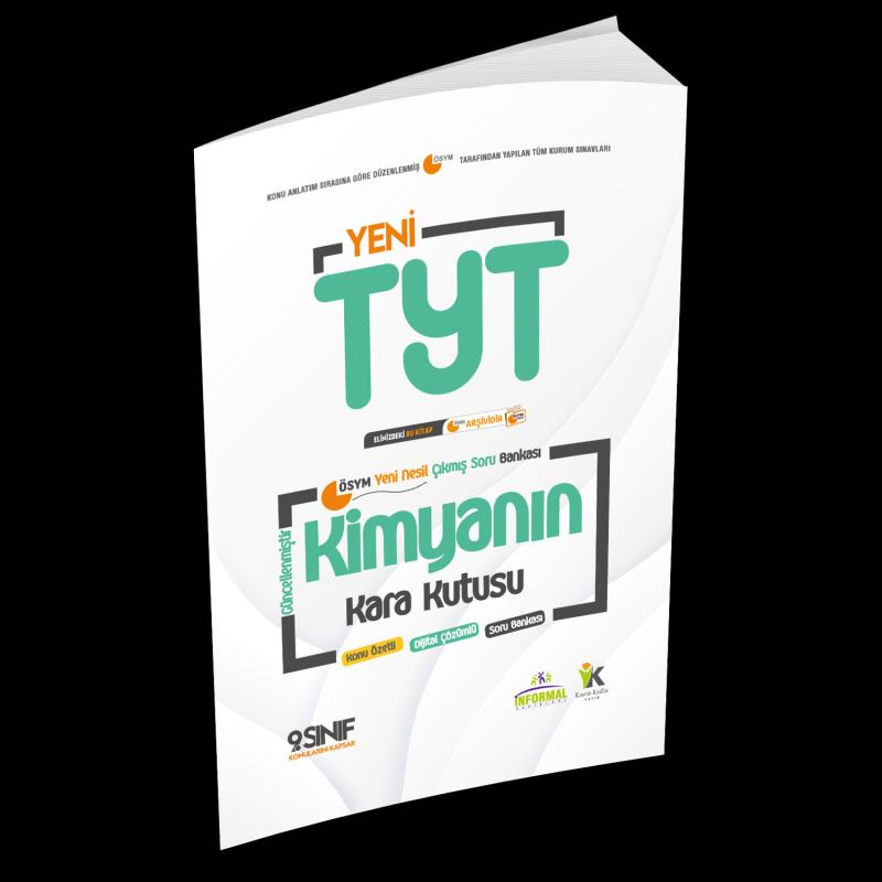 2023 TYT KİMYANIN Kara Kutusu 1.Kitap Konu Ö. Dijital Çözümlü Soru BANKASI (9.Sınıf TYT konuları)